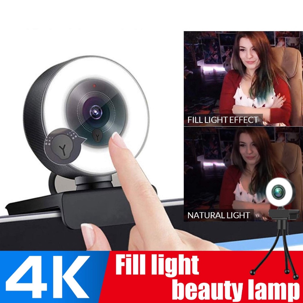 Full HD 4K 2K Camera Web Tự Động Lấy Nét Có Micrô Cho PC Laptop 1080P Web Cam Cho Hội Nghị Nghiên Cứu Trực Tuyến Youtube