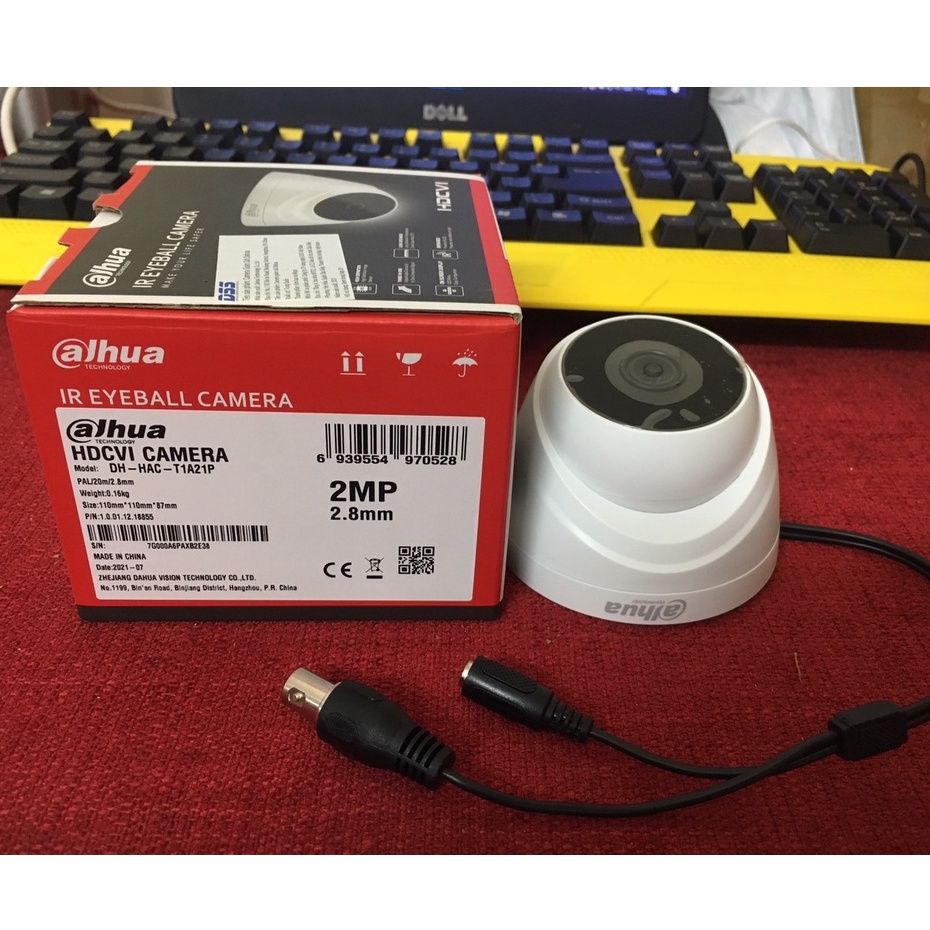 Camera giám sát Dahua HDCVI T1A21P - Hàng chính hãng DSS - Bảo hành 2 năm