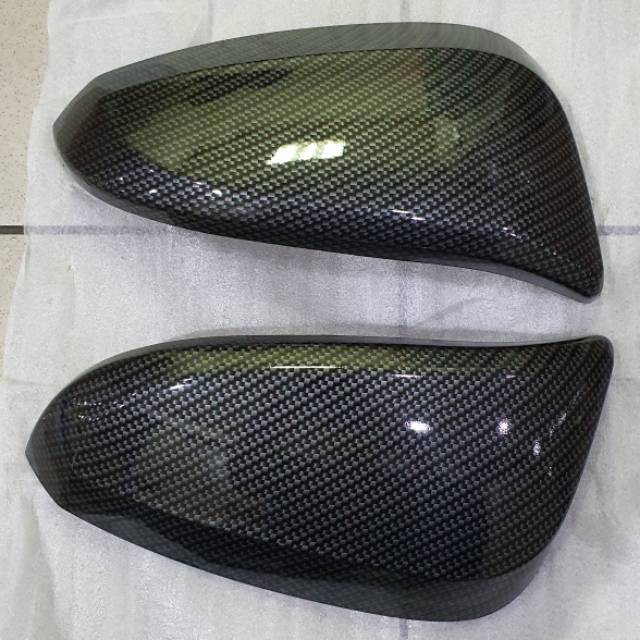 Bộ 2 Ốp Gáo Gương Xe Toyota Innova, Fortuner 2017 2018 2019 2020 2021 2022 Mạ Crom/ Carbon Cao Cấp