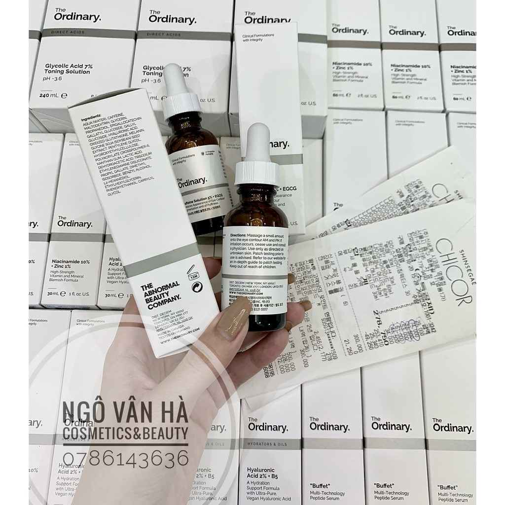 [THE ORDINARY] TINH CHẤT GIẢM QUẦNG THÂM, BỌNG MẮT THE ORDINARY CAFFEIN SOLUTION 5%+ EGCG | BigBuy360 - bigbuy360.vn