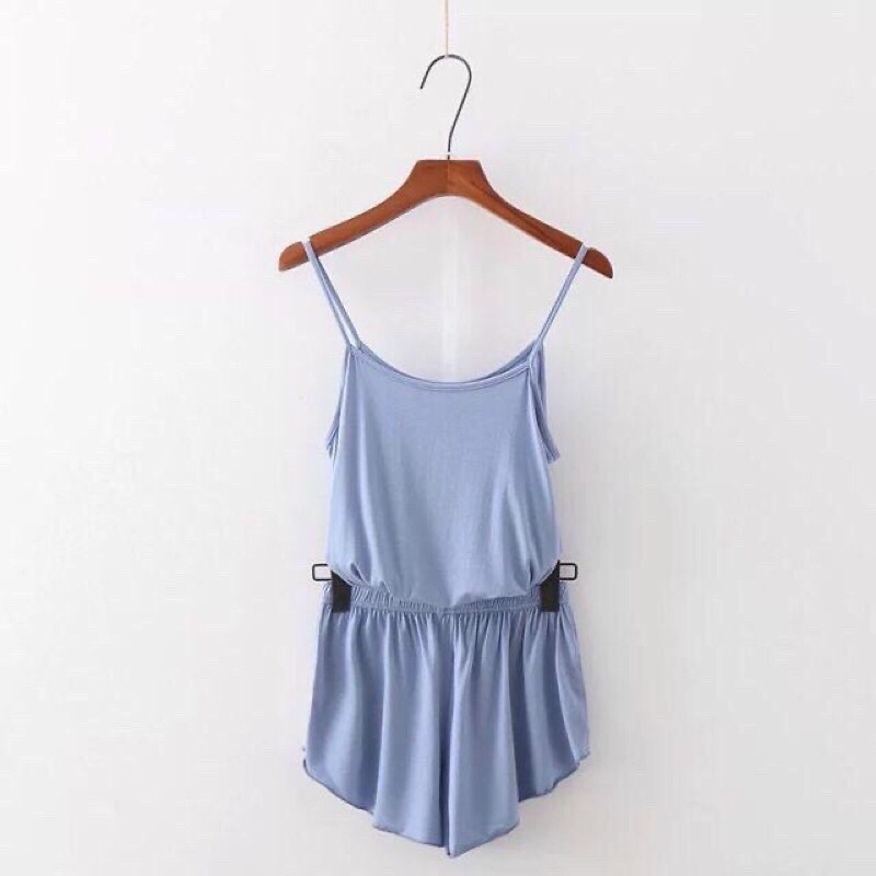 Bộ đồ ngủ nữ ❤️FREESHIP❤️Bộ đồ ngủ nữ cotton 2 dây mềm mát