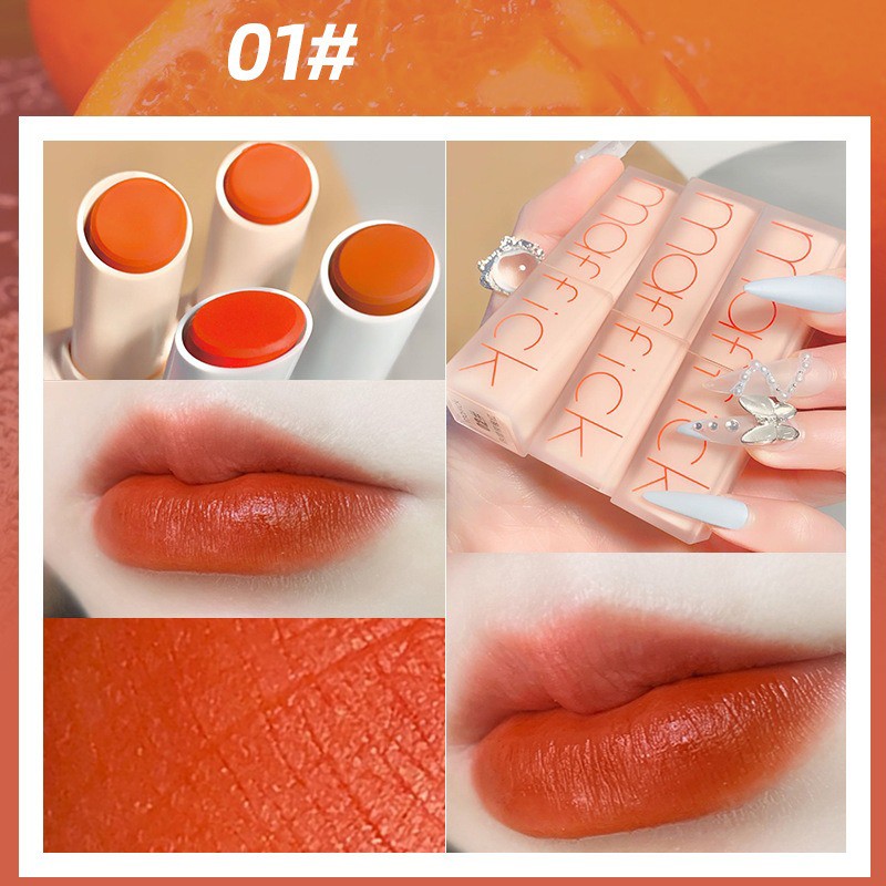 (Hàng Mới Về) Thỏi Son Lì Chống Thấm Nước Lâu Trôi 6 Màu Tùy Chọn | BigBuy360 - bigbuy360.vn