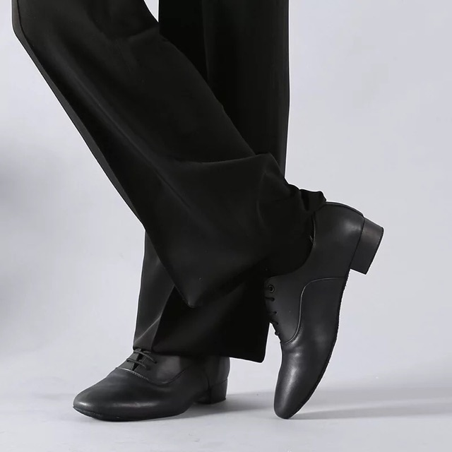 Giày da nam khiêu vũ dance đế lông