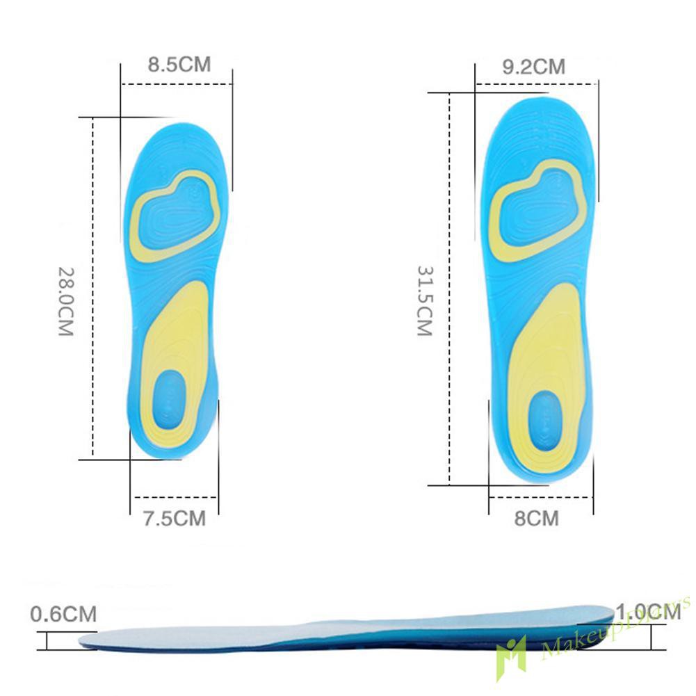 (Hàng Mới) Miếng Lót Giày Nam Châm Giúp Mát Xa Chân Bằng Silicone Cho Nam Nữ