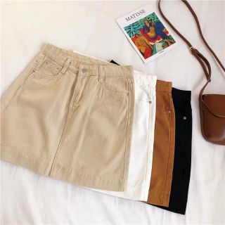ORDER | Chân váy Kaki jeans chữ A basic Ulzzang siêu xinh 😍