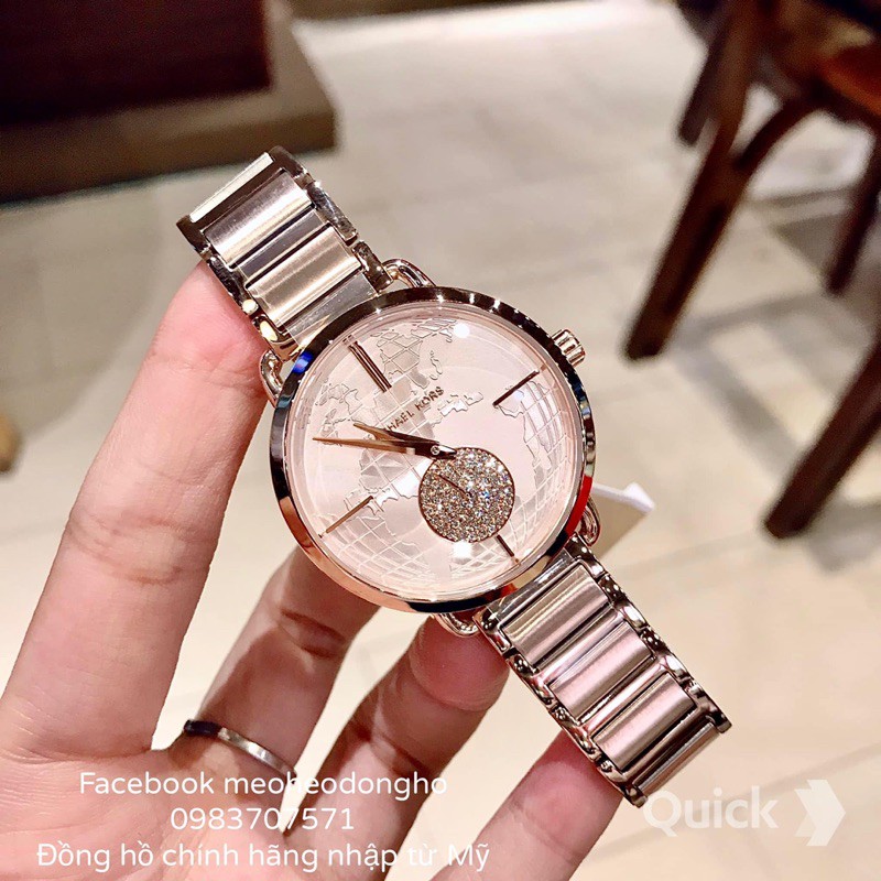 (Auth) ĐỒNG HỒ NỮ MI.CHAEL KORS PORTIA ROSE GOLD