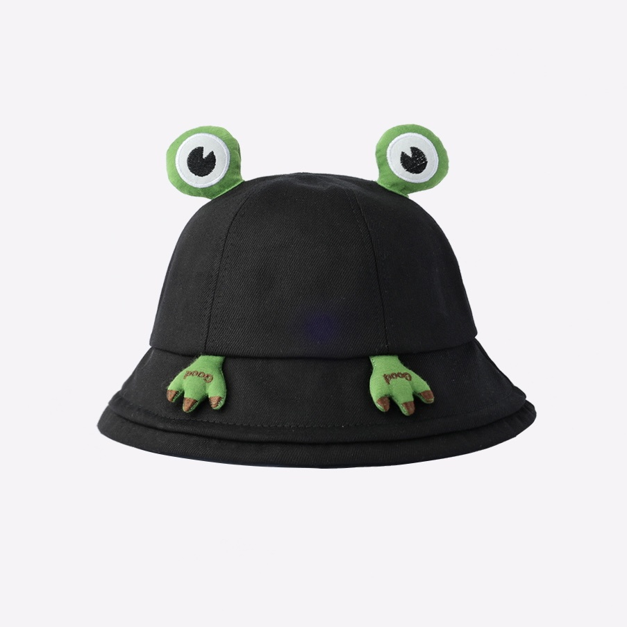 MG STUDIO/Frog cartoon fisherman hat