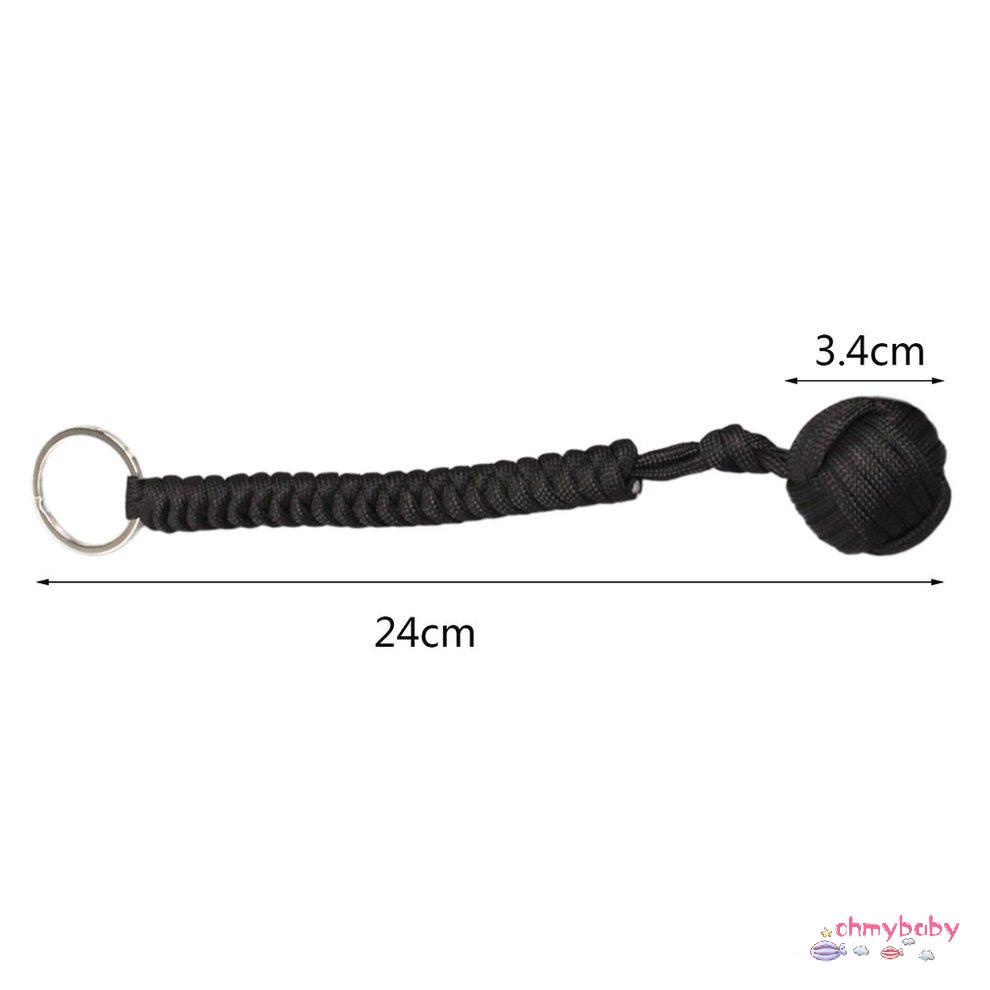 Bảo vệ an ninh Monkey Fist Móc chìa khóa đa chức năng tự vệ