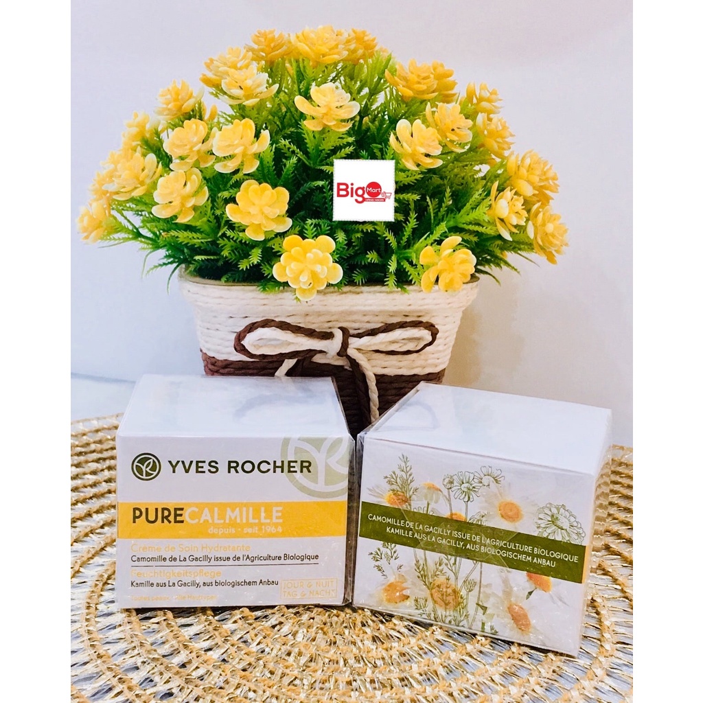 Kem dưỡng ẩm ngày đêm Yves Rocher Pure Calmille 50ml