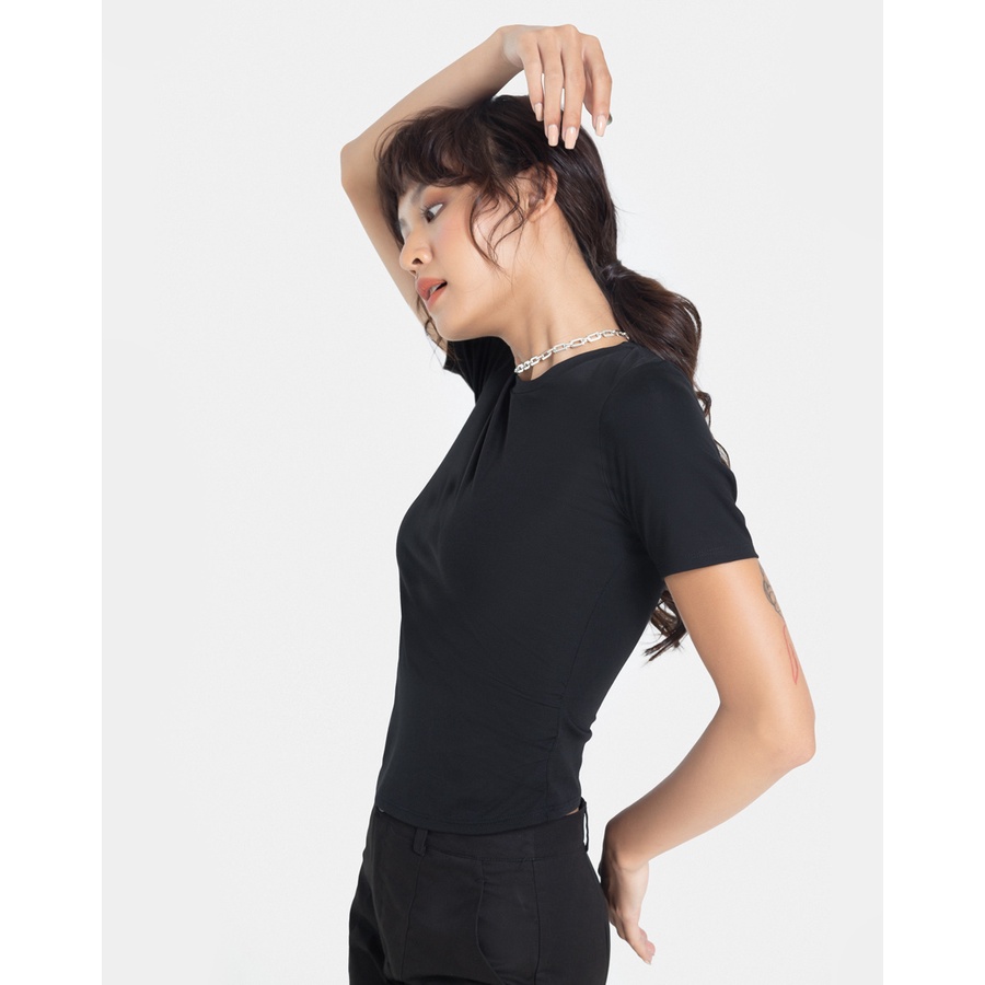 Áo Thun Nữ Thời Trang JUNO Form Ôm Ngắn Tay JNATH016