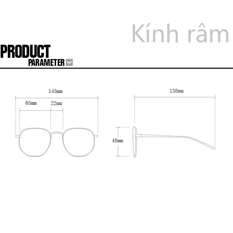 Kính mát gọng tròn phong cách vintage thời trang