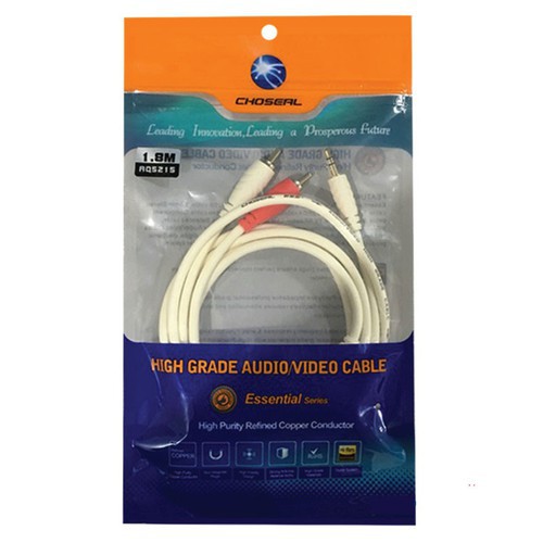 Dây loa 1-2 hoa sen chính hãng chosel dài 1,8m- Bh đổi mới