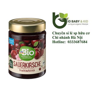 Mứt cherry hữu cơ DMBio 340g