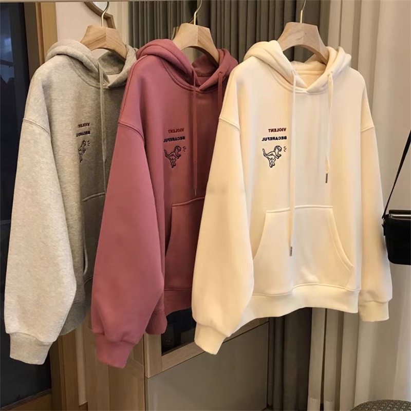 NRVP Áo hoodie dáng rộng thời trang Hàn Quốc 2022 dành cho nữ