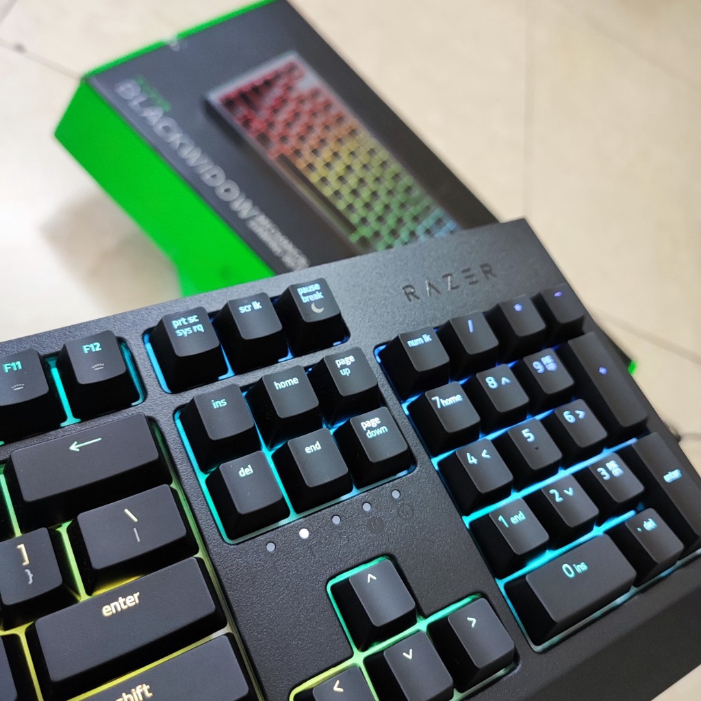 CHÍNH HÃNG RAZER - Bàn phím cơ game Razer Blackwidow Green Switch Chính hãng giá rẻ