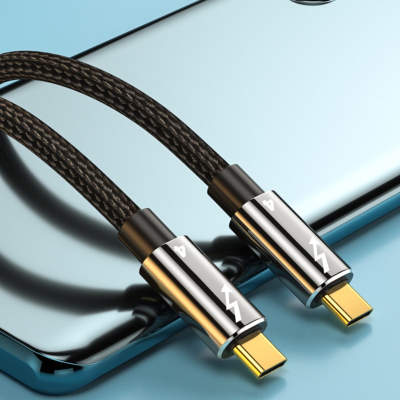 Cáp Sạc Nhanh PD100W 8K 60Hz 40Gbps USB-C Cho Điện Thoại / Máy Tính Bảng / Laptop