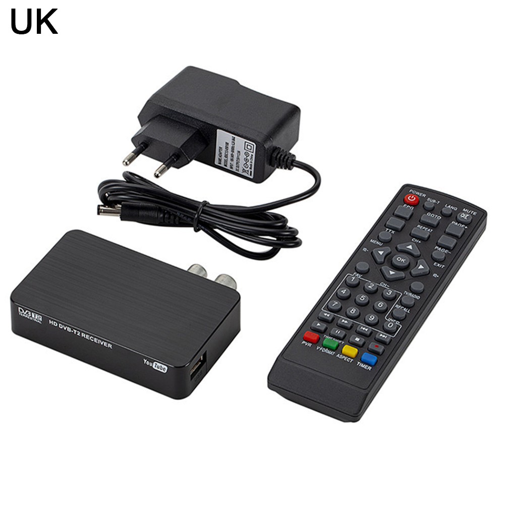 PUR Fully HD 1080P Digital DVB-T2 Mini Multifunctional Terrestrial TV Tuner Powerful Set Top Box