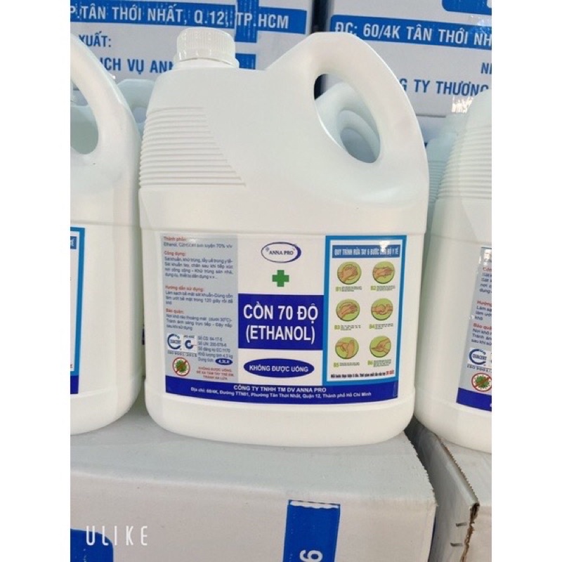 Cồn 70 độ (5L/can)