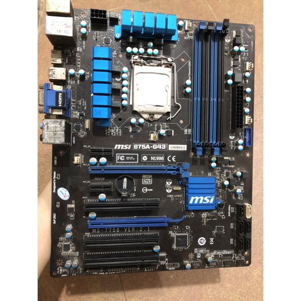 [Mã Sale hoàn 50k cho đơn từ 1tr] Mainboard MSI B75 G43 socket 1155