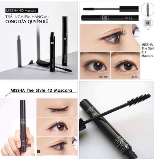 Chuốt mi Missha The Style 4D Mascara