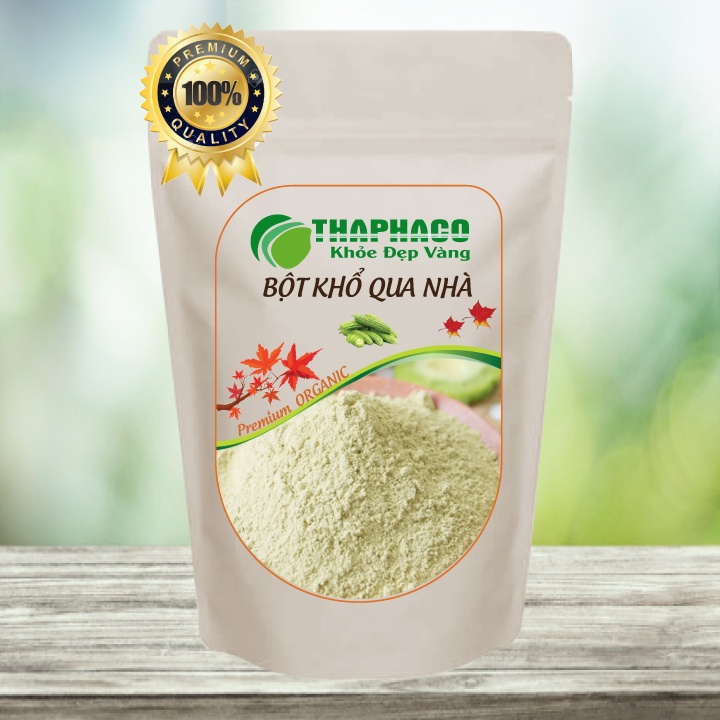 Bột Trái khổ Qua Nhà 100g Uống Làm Đẹp Dưỡng Da, Ngừa Mụn THAPHACO