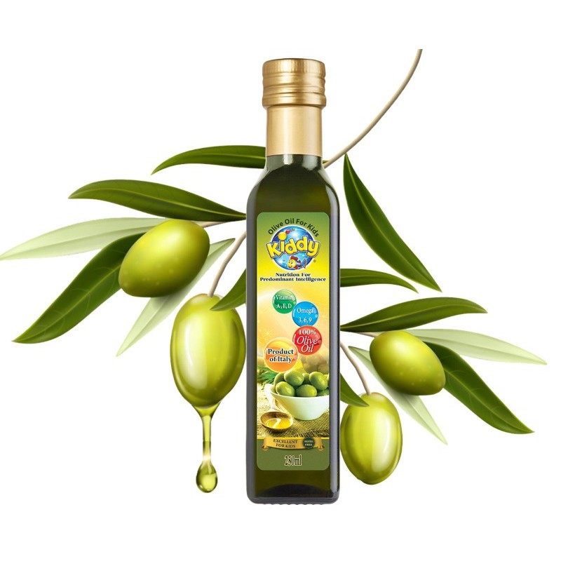 Dầu ăn Kiddy dinh dưỡng Olive cho bé 250ml