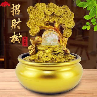Thác nước phong thuỷ mini để bàn cao 18x15x15cm