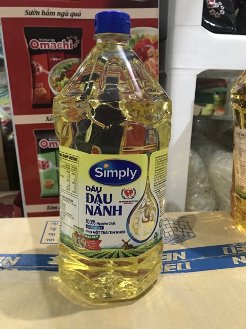 Dầu Ăn Simply 2L Đậu Nành/ Dầu Gạo Lứt 2L