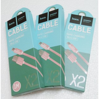 Cáp Sạc Android Bọc Dù Hoco X2 1m Siêu Bền Sạc Siêu Nhanh