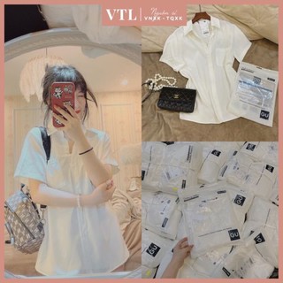 ÁO SƠ MI GUU CỘC TAY TRẮNG FORM SUÔNG