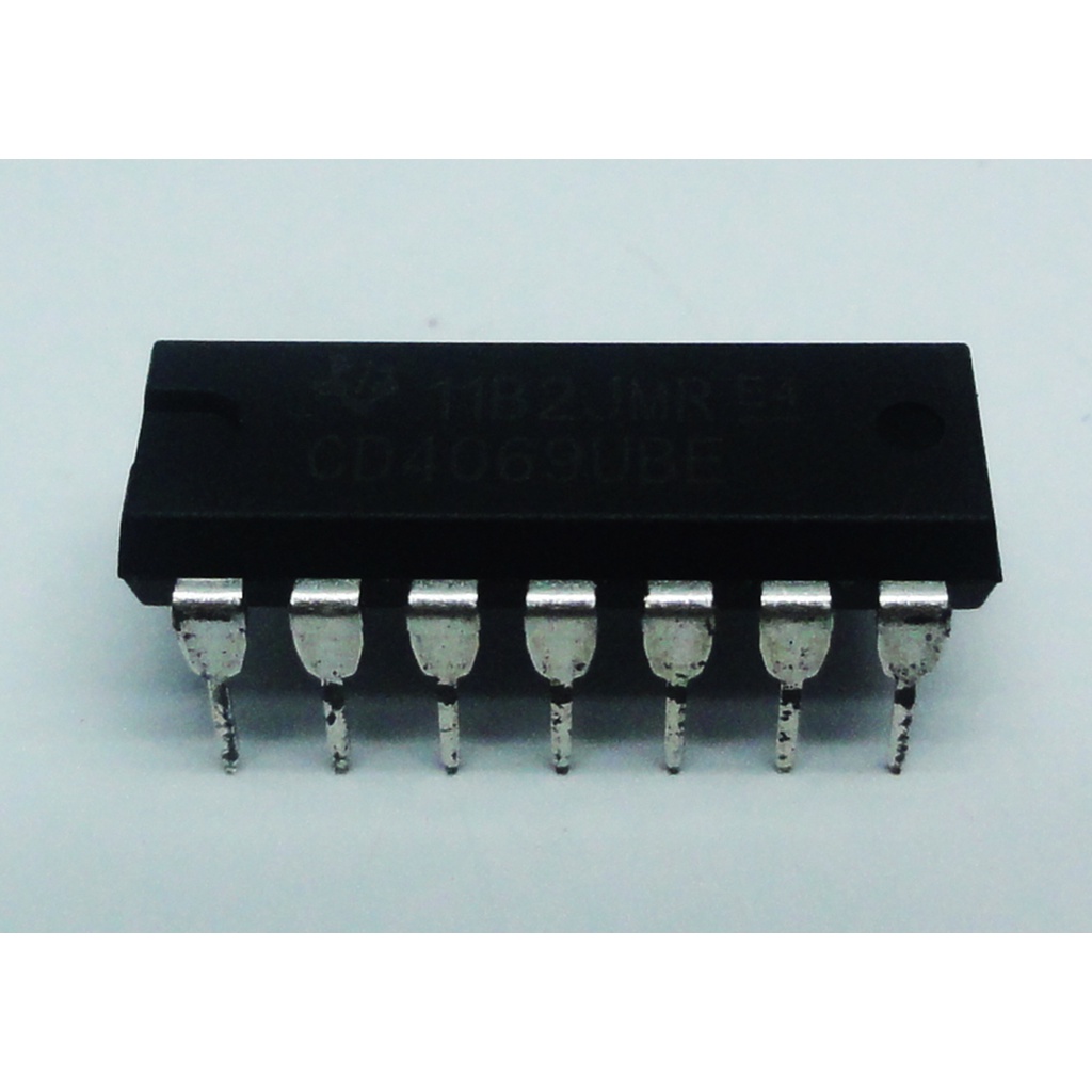 IC số CD4069UBE  / DIP-14 / 6 x NOT / Linh Kiện Điện Tử