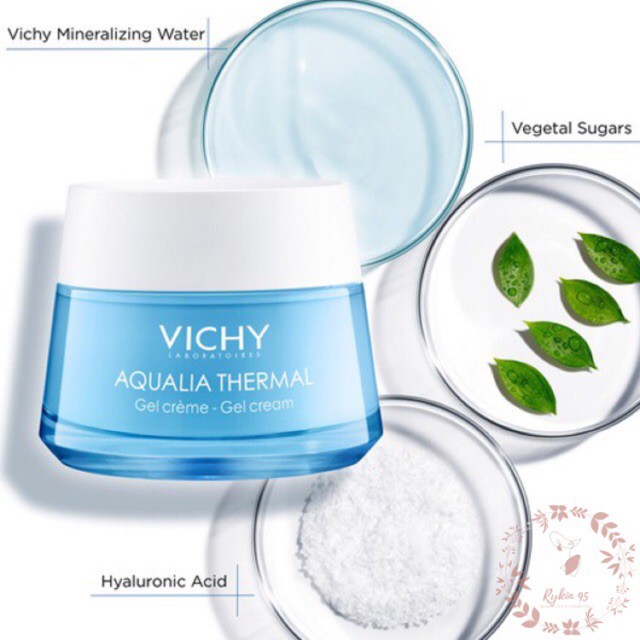 [CHÍNH HÃNG] Kem dưỡng ẩm, cấp nước dạng gel VICHY Aqualia Thermal Rehydrating Cream-Gel 50ml