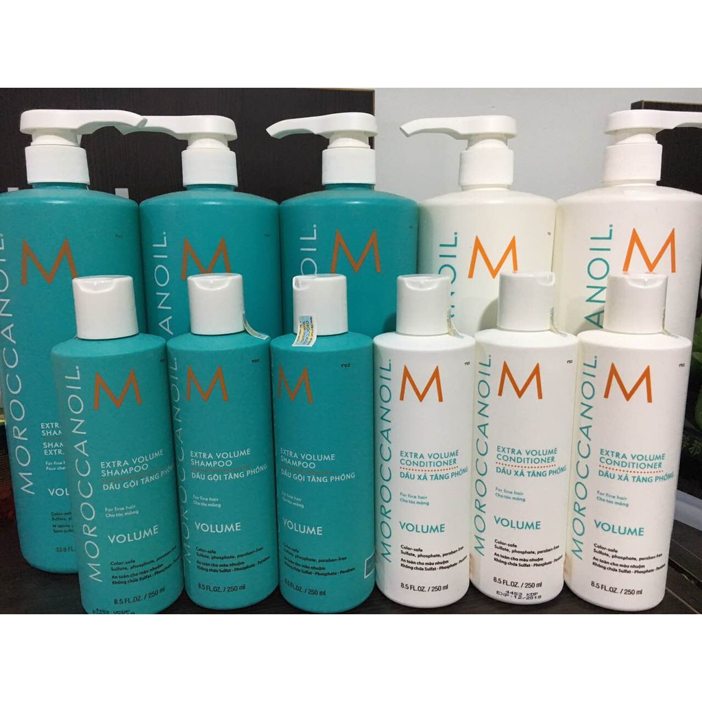 🌼Chính hãng 🌺 Dầu gội xả tăng phồng Moroccanoil Extra Volume 250mlx2