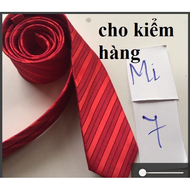 Cà vạt Mi- Caravat nam cao cấp 6cm
