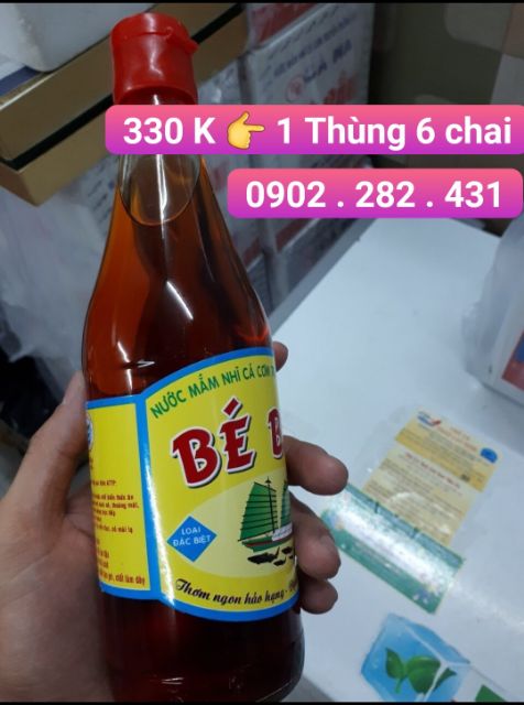 LOẠI 500 ML ĐẶC BIỆT - NƯỚC MẮM NHĨ ,  ĂN SỐNG NGON NHẤT - QUY CÁCH ĐÓNG GÓI 1 THÙNG 6 CHAI