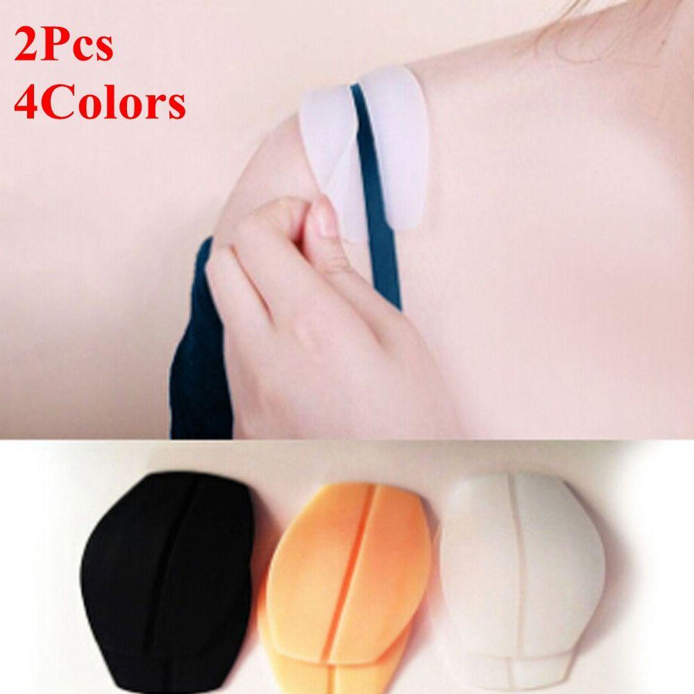 Bộ 2 Miếng Đệm Vai Bằng Silicon Mềm Chống Trượt Cho Quần Áo Lót