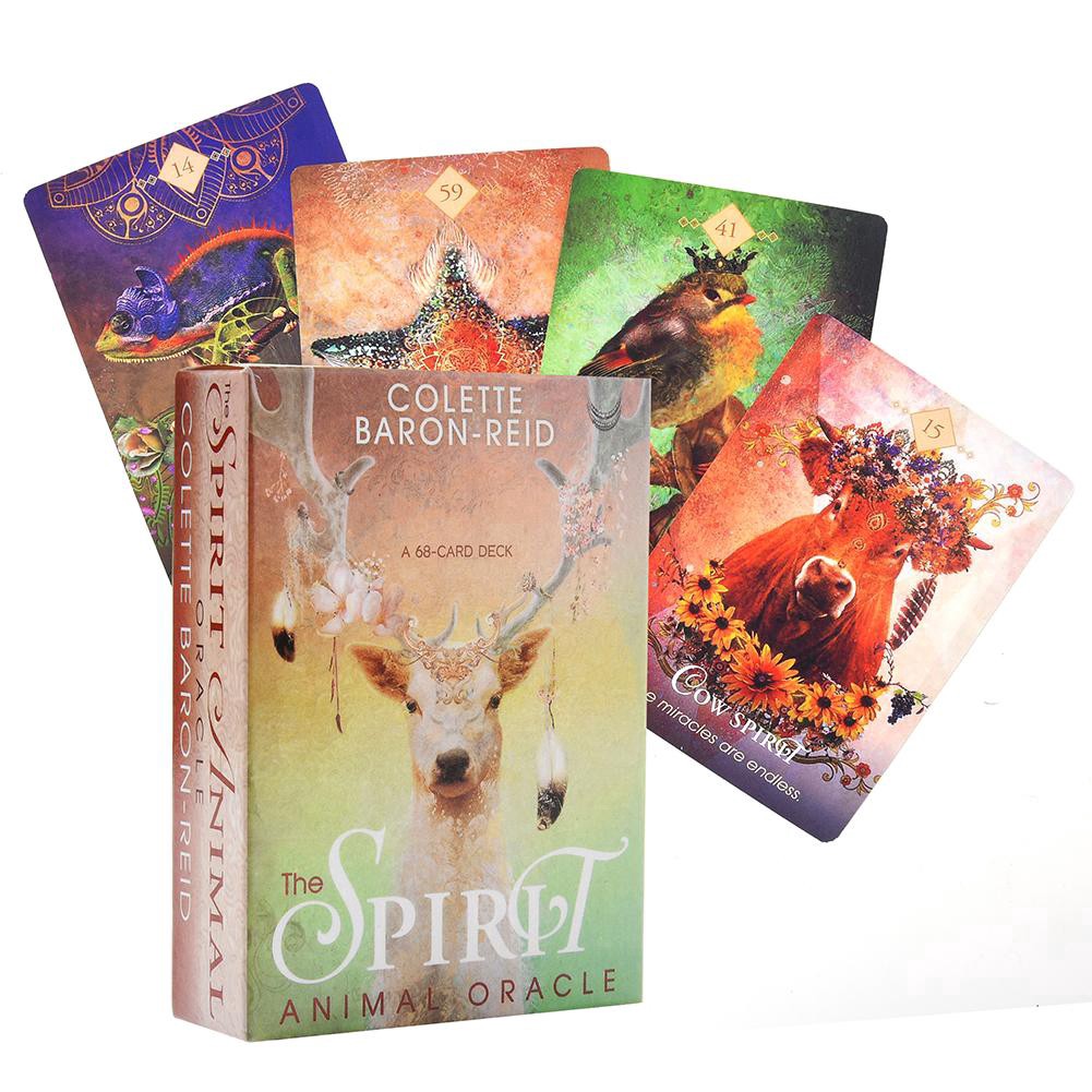 Bộ bài bói Tarot The Spirit Animal Oracle cao cấp kèm hướng dẫn QR