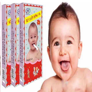 1 Hộp Gạc rơ lưỡi đông pha ( Hộp 5 cái )