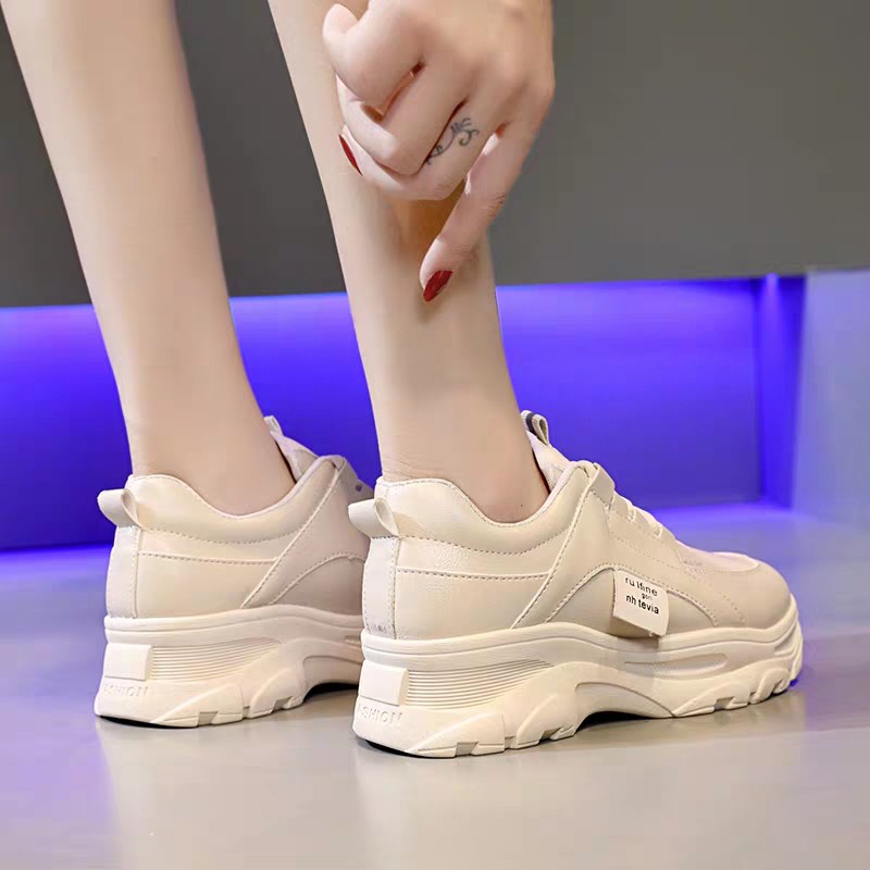 Giày sneakers nữ Rong Ye kiểu hàn quốc siêu Hot , mới nhất 2020 HAPU ( 2 màu )