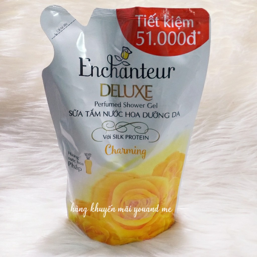 [450g] Sữa Tắm Hương Nước Hoa Enchanteur Charming Túi | BigBuy360 - bigbuy360.vn