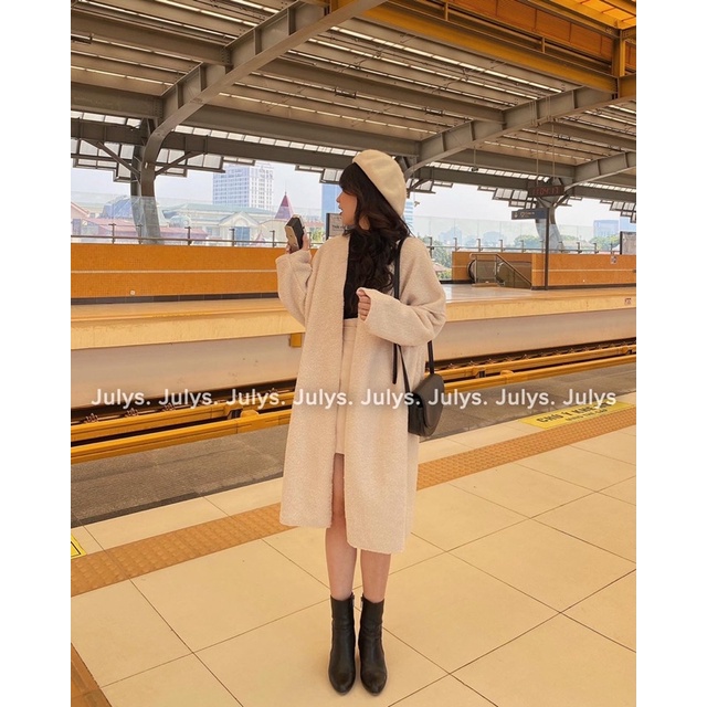 Áo cardigan lông cừu dáng dài (ảnh thật shop chụp kèm video)