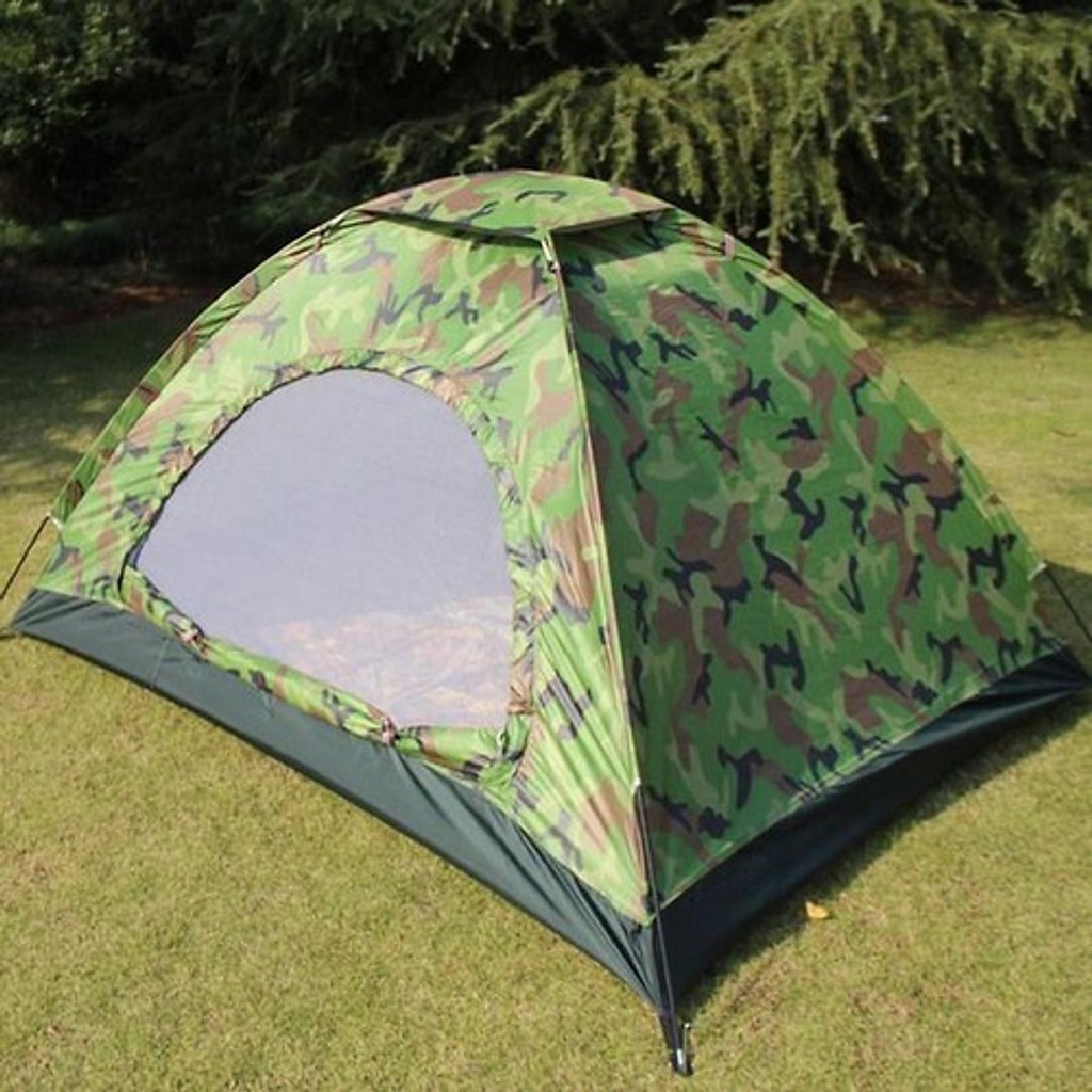Lều phượt cắm trại đi phượt vải dù,lều du lịch 2 lớp nhiều màu,chống muỗi,chống nước cho 2-3 người DTM Store