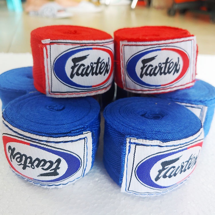 [Màu ngẫu nhiên] Băng quấn tay tập võ Fairtex chuyên dùng trong Muay Thái + kick box + boxing
