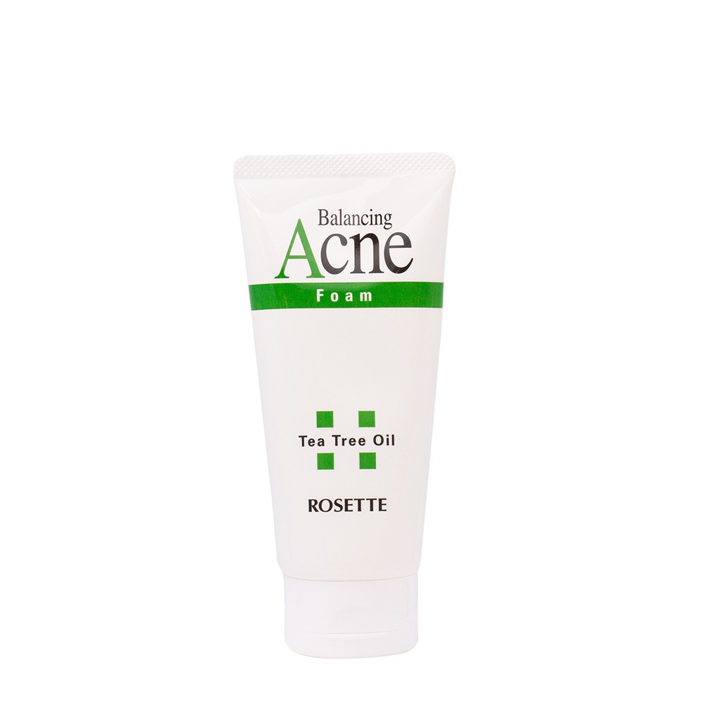 Sữa Rửa Mặt Dành Cho Da Mụn Và Da Nhạy Cảm Rosette Acne Balancing Foam 120G