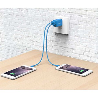 Cổng sạc USB 2 cổng 2.4A Orico WHA-2U