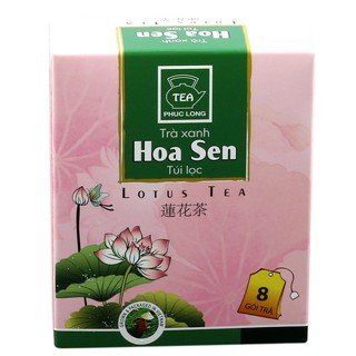 Trà xanh hoa sen túi lọc - phúc long coffee & tea