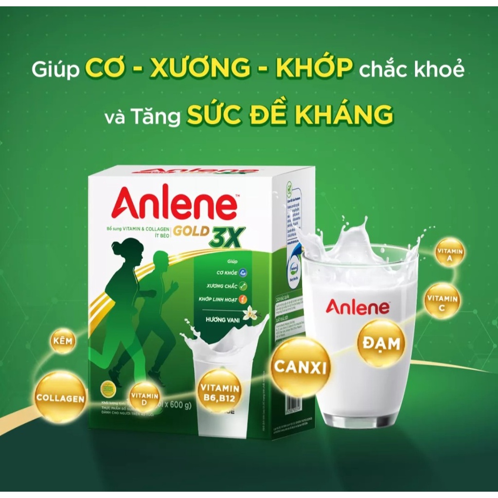 Date T8-23 Sữa bột Anlene Gold Movepro Vani 1,2 Kg