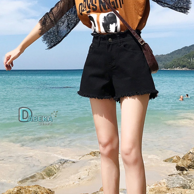 QUẦN SHORT DENIM NỮ CẠP CAO ULZZANG - QUẦN SOOC ĐÙI KAKI JEAN NGẮN LƯNG CAO THỜI TRANG HOTTREND 2022 - DABEKA - Q036 | BigBuy360 - bigbuy360.vn