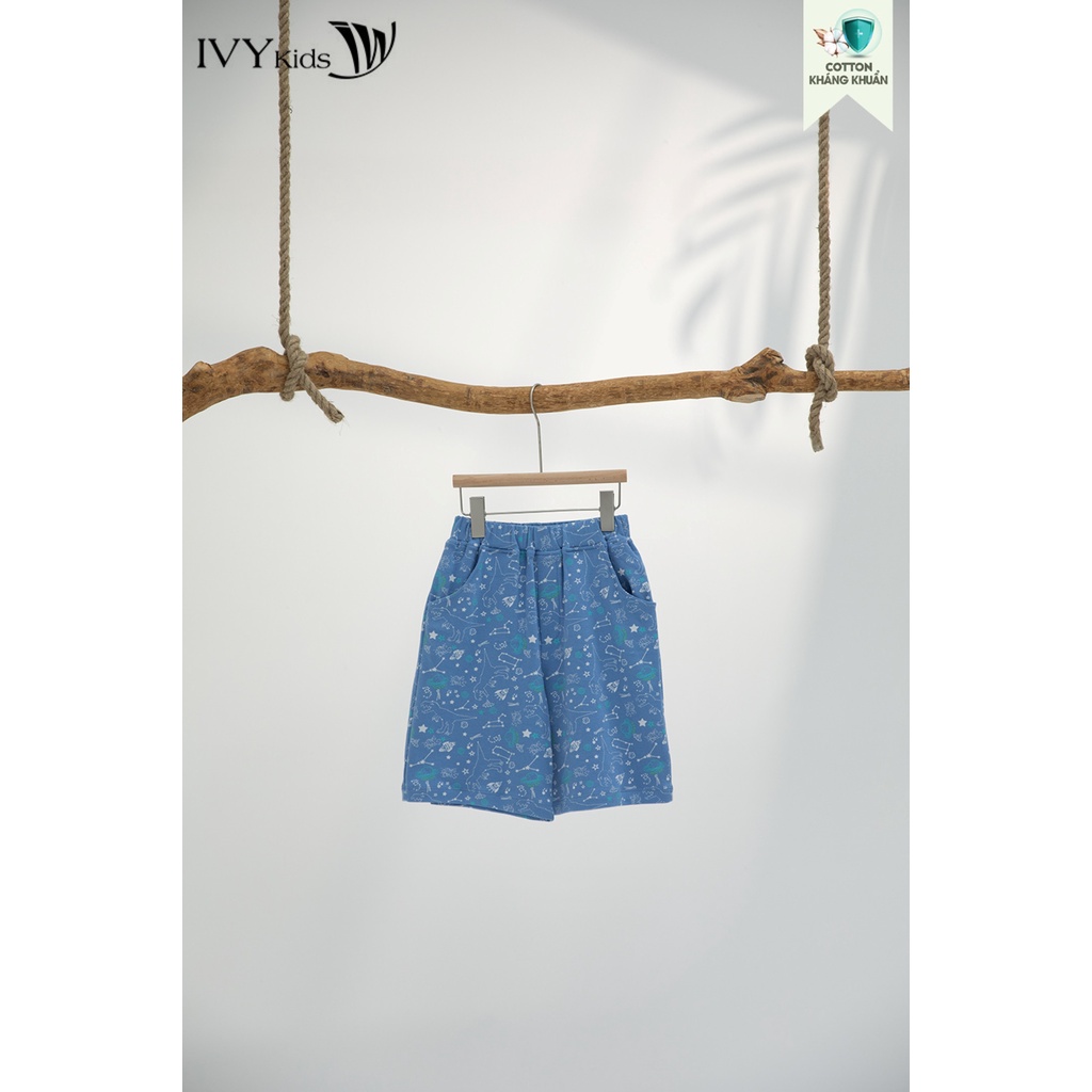Quần sooc họa tiết bé trai IVY moda MS 20K1499