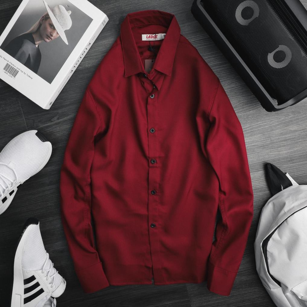 Áo sơ mi trơn tay dài nam 4U 1523 [Hàng Cao Cấp] | BigBuy360 - bigbuy360.vn